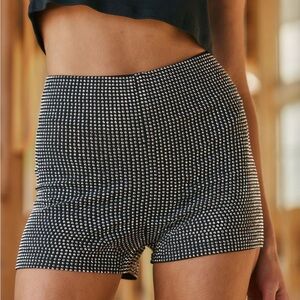 Black and White Women's Shorts